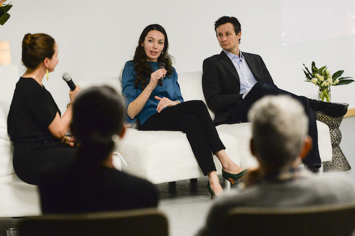 Guest Speaksers Luciana Stojiev and David Levanthal with Editor-in-Chief Christine Jowers